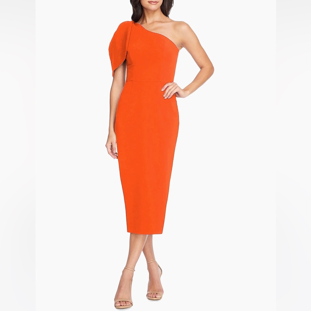 One shoulder Midi dress
